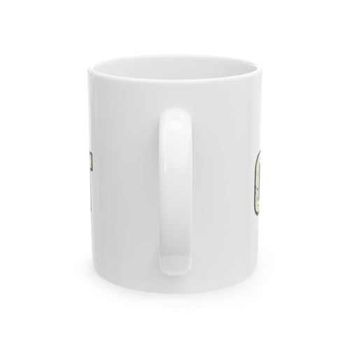 Calming Ceramic Mug – Distressed Text Coffee Tea Cup (11oz, 15oz)