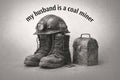 My Husband is a Coal Miner T-Shirt
